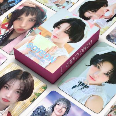 田小娟小卡女娃gidle全昭研Soyeon宋雨琦赵美延米妮周边LOMO卡片