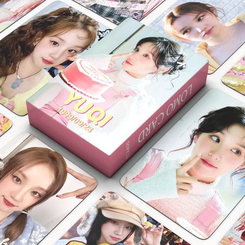 宋雨琦小卡GIDLE女娃YUQI单人2025自印三寸LOMO卡ins粉丝应援礼品