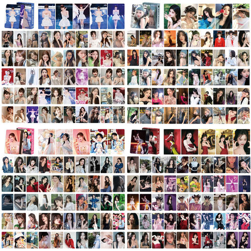 新版鞠婧祎赵露思虞书欣白鹿非官方专辑自印小卡50张不重复LOMO卡