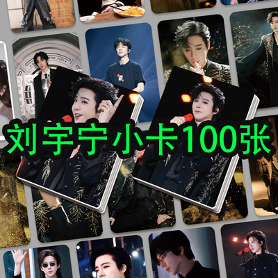 刘宇宁小卡100张演唱会写真周边