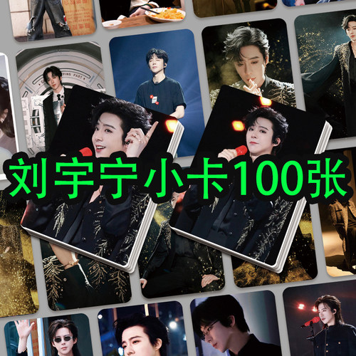 刘宇宁小卡100张演唱会写真周边