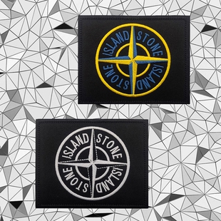 石头岛魔术贴章 北约旗帜臂章袖标徽章 战术背包士气章刺绣补丁贴