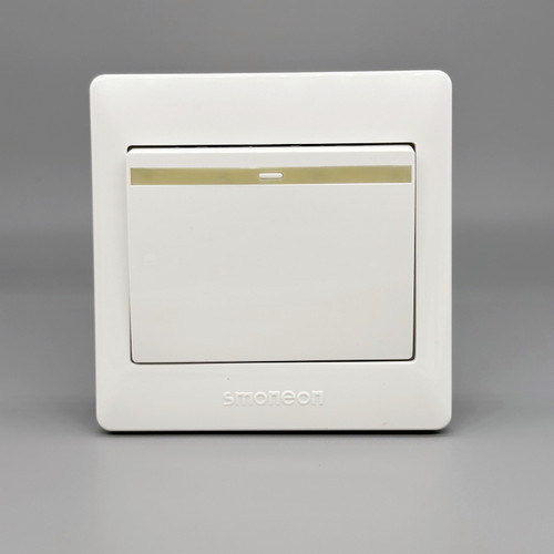 一开单控开关 一位1开单开单联单控墙壁开关面板 86型