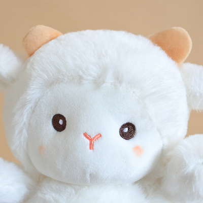 taobao agent INS Wind Lamb doll cute plush toy cloth doll accompany sleeping doll pillow pillow super soft girl birthday gift