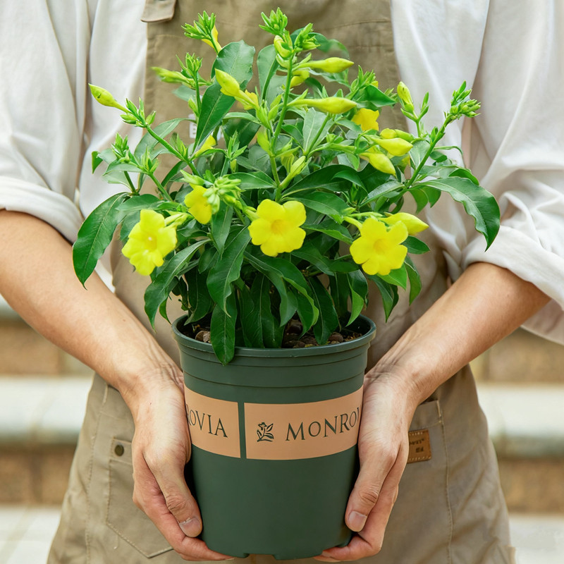 黄蝉花盆栽室内阳台室外庭院开花好养植物绿植四季花卉带花苞花苗