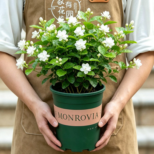 茉莉花盆栽带苞易开花老桩花苗