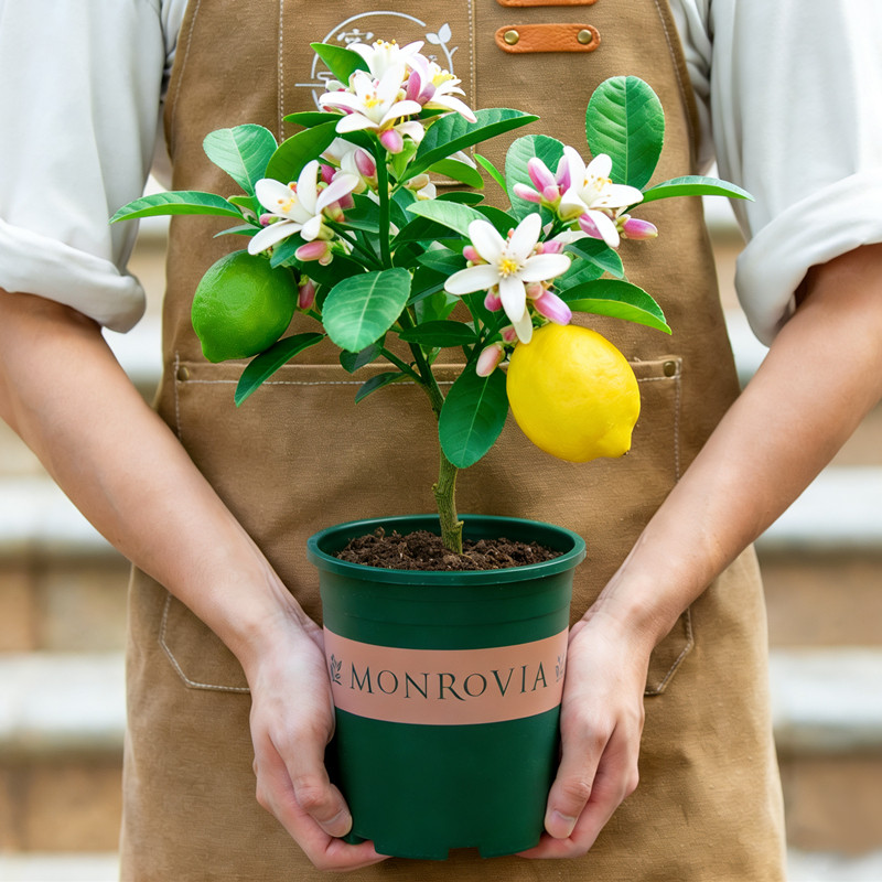 香水柠檬盆栽树苗果苗室内阳台室外庭院四季结果好养植物老桩果树