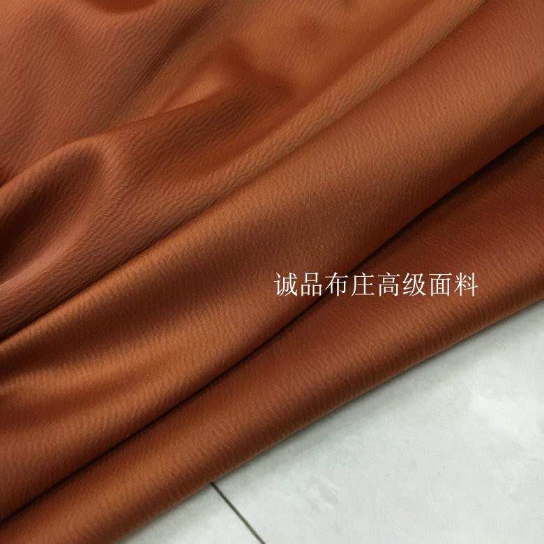 布料光泽衬衫焦糖色水波纹肌理时装麻缎面料丝质缎面连衣裙汉服|msdalam kategori rumah Fabrik, bahan kapas/kain/Diy buatan tangan kain kain - dari Buy2taobao.com untuk memberikan perkhidmatan ejen Taobao profesional membeli
