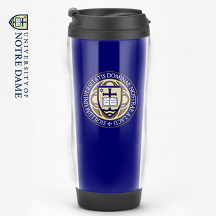 Notre Dame留学生纪念礼品水杯子 诺特丹大学University 圣母