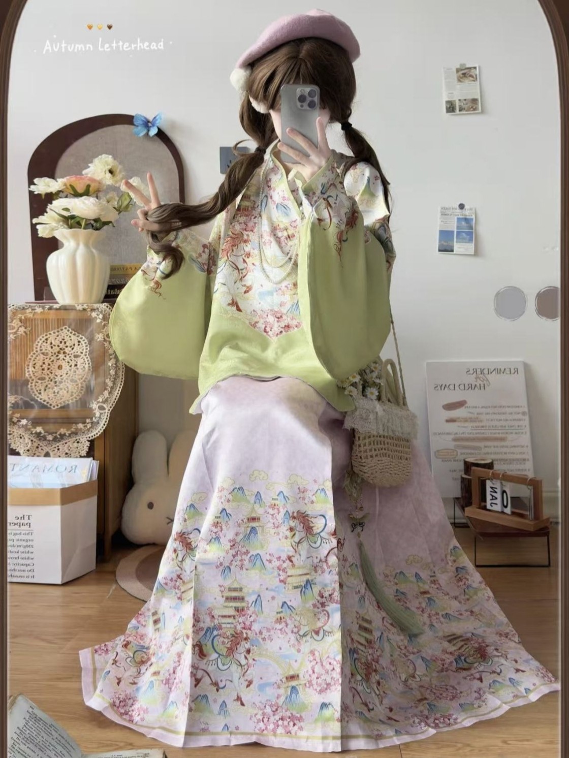 套装原创明制汉服女2026新款交领上袄多色马面裙日常国风百搭古装,女装/女士精品,汉服套装,淘宝优惠券,粉丝福利购,淘宝优惠卷