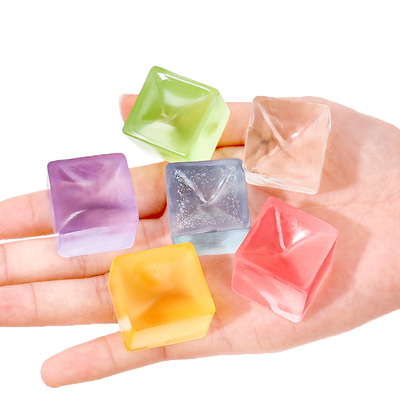 解压冰块捏捏乐冰块减压玩具神器慢回弹迷你儿童发泄仿真方块冰快