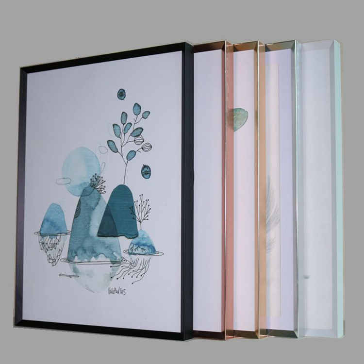 细窄边铝合金相框画框厘米日式