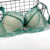 小胸聚拢文胸胖mm200斤胖妹妹大码 加厚有钢圈平胸背心式 内衣90a95