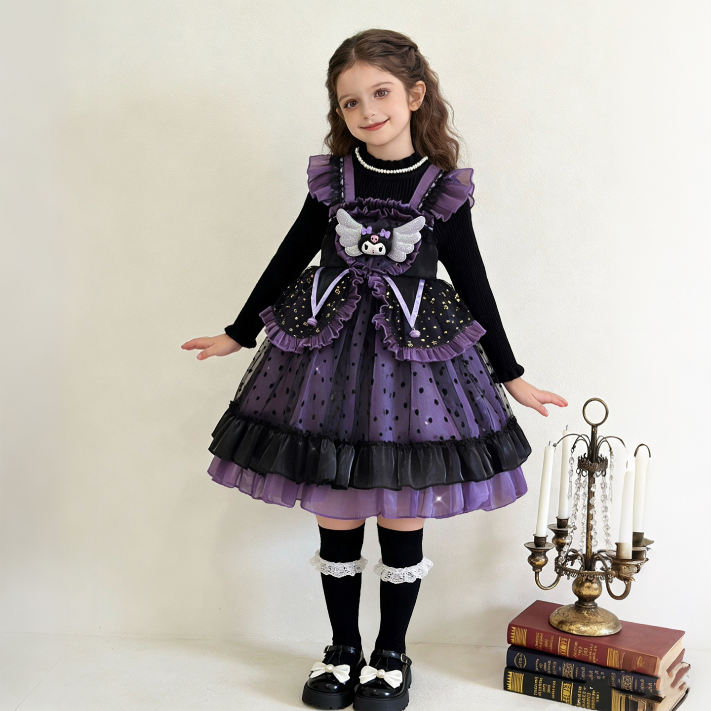 库洛米裙子女童洋气洛丽塔秋冬款生日礼服公主裙小女孩毛衣连衣裙,童装/婴儿装/亲子装,连衣裙,淘宝优惠券,粉丝福利购,淘宝优惠卷