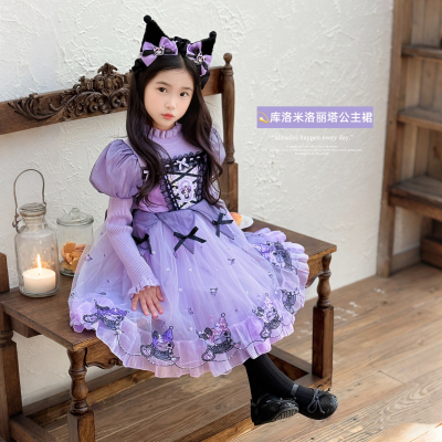 女童秋冬公主裙库洛米裙洛丽塔裙