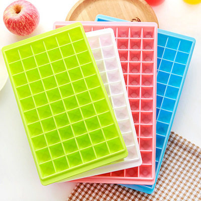 钻石96格冰格冰模60格冰块盒制冰块模具可层叠制冰盒 大号小号