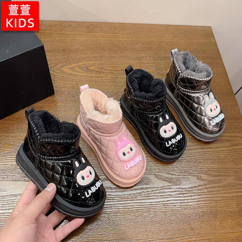 儿童雪地靴女童靴子加绒加厚宝宝面包鞋女童鞋2025新款冬季大棉鞋,童鞋/婴儿鞋/亲子鞋,雪地靴,淘宝优惠券,粉丝福利购,淘宝优惠卷
