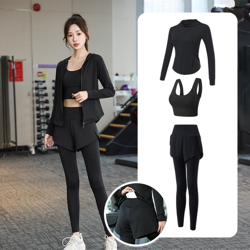 秋冬季健身运动跑步三件套