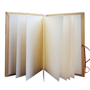 风琴DIY相册A5A4创意简约折叠白卡内页复古手工个性同学录毕业画