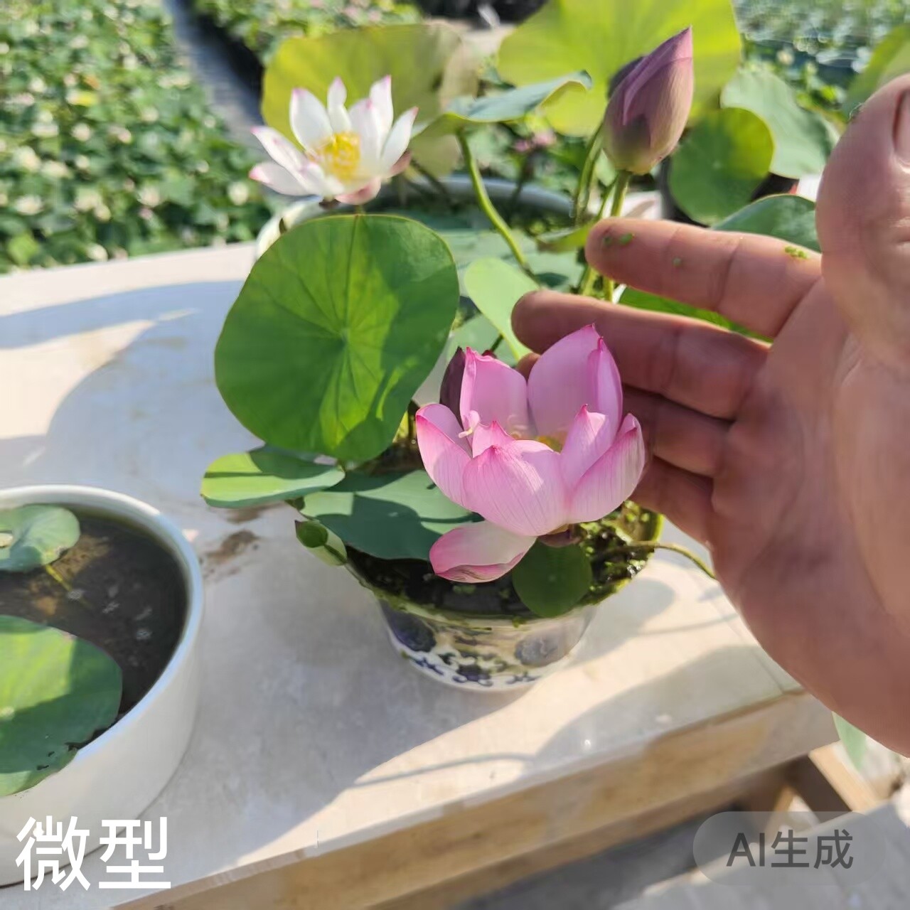 小鸟依人  真小微型荷花碗莲种子藕盆栽培水生植物花卉萌宝荷花园
