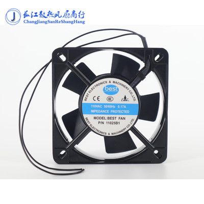 11CM/厘米11025散热风扇/交流风机AC 220V机柜配件BT11025B1H