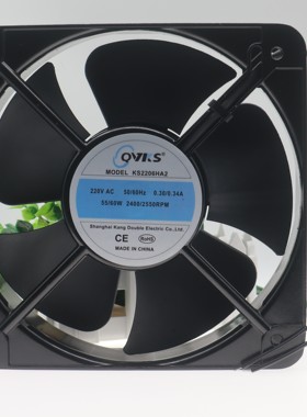 OVIKS工业轴流散热风扇220V机柜机箱风机KS2206HA2