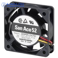 促销日本三洋5cm 5015 12v 0.1A双滚珠轴承散热风扇109P0512H702
