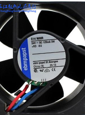 EBMPAPST 6CM 6025 24V 3.0W 614NHHR 变频器风扇 现货