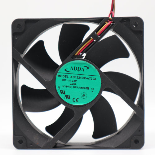 AD1224UX-A73GL 3线原装正品ADDA 24V 0.25A 1202512CM变频器风扇