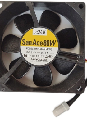 San Ace 80W 9WP0824S4D03 24V 0.1A 8CM 8025 变频器 IP55 风扇