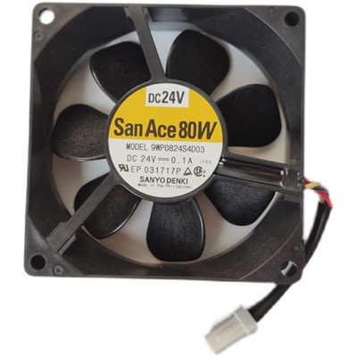 San Ace 80W 9WP0824S4D03 24V 0.1A 8CM 8025 变频器 IP55 风扇
