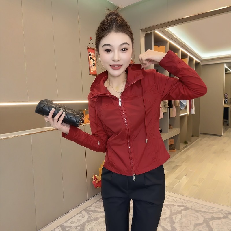 韩版时尚火爆连帽防晒衣女
