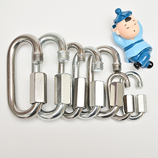 旗云GVIEW不锈钢碳钢梅隆锁梅陇锁攀岩登山5-7-8-10毫米mm CE认证