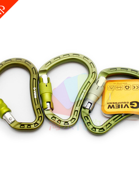 旗云GVIEW VAJRA C180S C180T攀岩登山铝合金丝扣主锁自动主锁