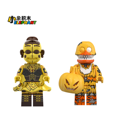 小人仔2635适用于小颗粒积木6173益智拼装男孩玩具