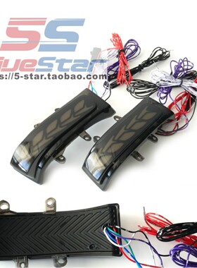 适用于ALPHARD/VELLFIRE20系龙鳞款埃尔法改装流水转向灯后视镜灯