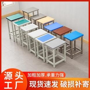防静电工作台塑料面凳子工厂车间小方凳流水线工作桌车间操作凳