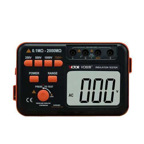 胜利VC60B+/VC60D+ 绝缘电阻测试仪 数字兆欧表
