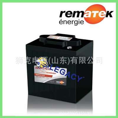美国Rematek énergie蓄电池RMP6-245 6V 245Ah 20h工业设备电瓶