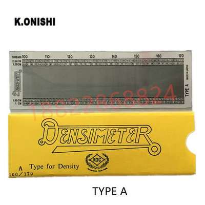 日本K.ONISHI大西纺织玻璃密度尺TYPE A型 C型 E型 LH型 LA型LD型
