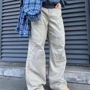 22TREE美式复古休闲直筒裤子男小众秋冬cleanfit潮流百搭宽松长裤
