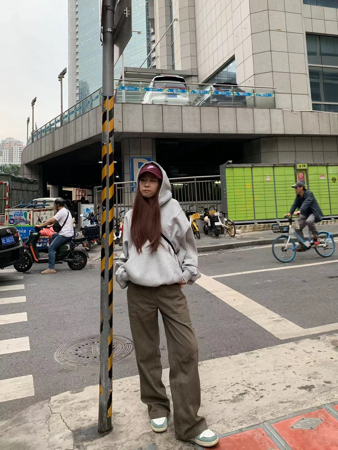 22TREE美式复古休闲直筒裤子男女小众秋冬cleanfit百搭宽松长裤