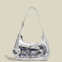 Subdomain Original pain bag, crossbody small appetite, crescent-shaped armpit pain, single-shoulder 2D comic exhibition, smacking daily star-chasing bag thumbnail 2