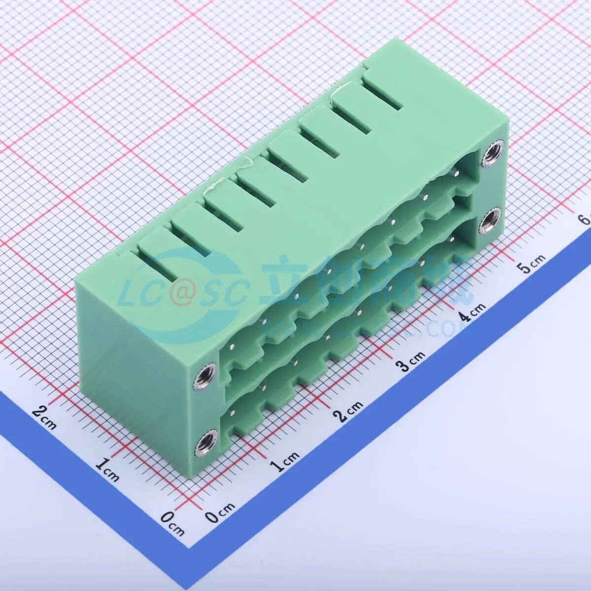 插拔式接线端子KF2EDGKVHM-5.0-2*8P插件5mm 2x8P 板端/插座-闭口