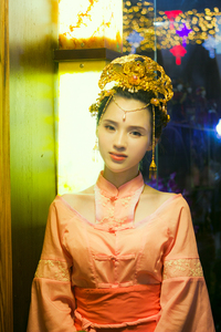 沉扇--剑三同人 七秀衍生旗袍连衣裙汉服元素剑网三原创服装 预售