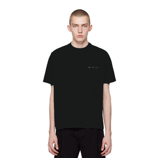 PUPILTRAVEL 神性哲学思考短袖 黑白标语插画休闲boxy短宽夏季T恤