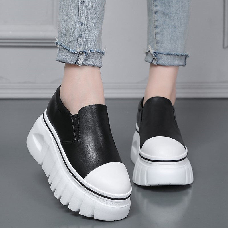 厚底鞋子女鞋2026春季新款内增高小白鞋百搭休闲运动春秋单鞋爆款