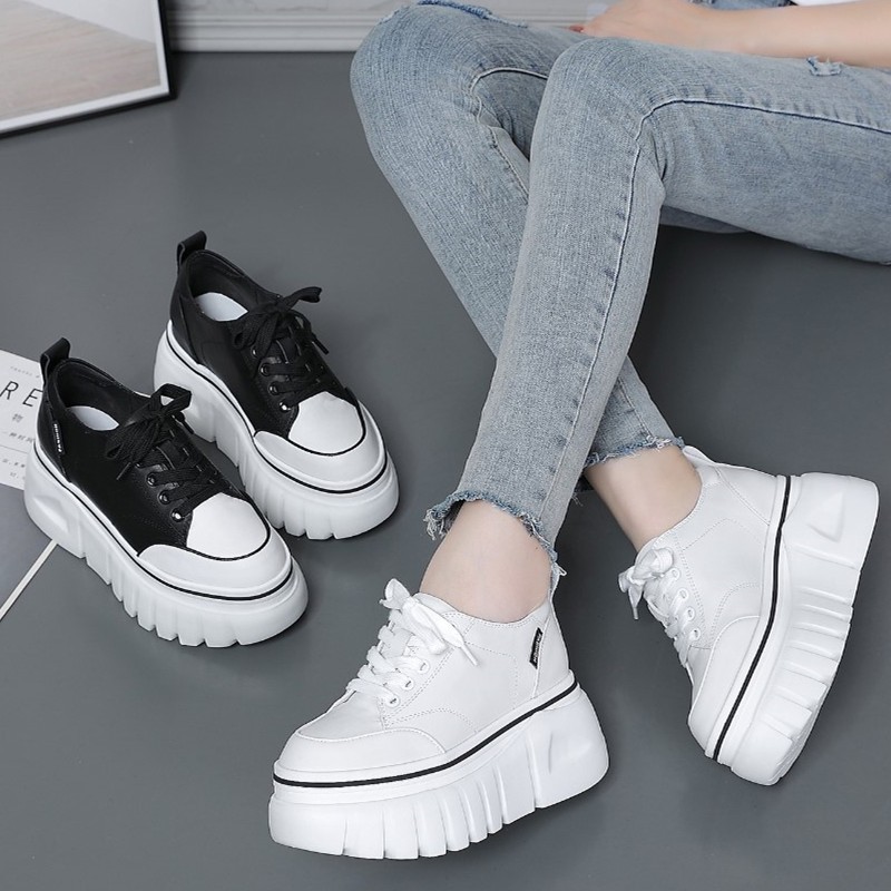 春款女鞋内增高松糕鞋