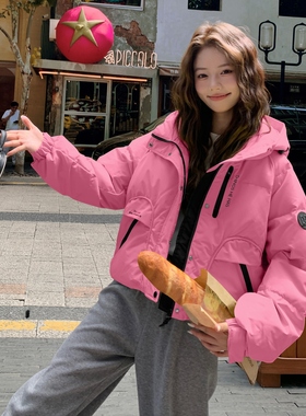 现货2025新款主推白鸭绒羽绒服女6619P255K378