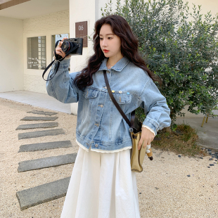 现货2026年新款 宽松牛仔外套8621P145K208 春装